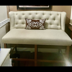 Upholstered Bench Sofa Settee