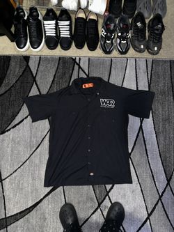 Vintage Dickies x war records button up