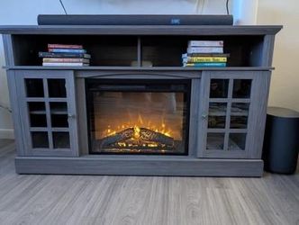 Only insert electric Fireplace A 29L, 23W, 18H  rectangular WITH REMOTE CONTROL