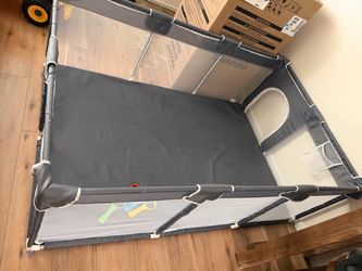 ORIAN Baby Playpen 50x74x27, Large Baby Play Yard for Babies & Toddlers, Grey