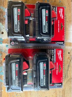 Milwaukee m18 6.0hight output batteries