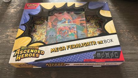 Pokemon Mega Feraligatr ex box