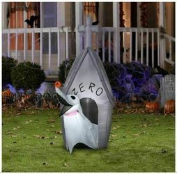 Nightmare Before Christmas Zero Airblown Inflatable 5 Ft Tall Halloween 🎃
