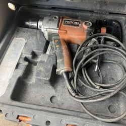 Ridgid 1/2” Spade Handle Drill