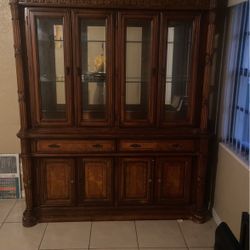  2  piece China cabinet 
