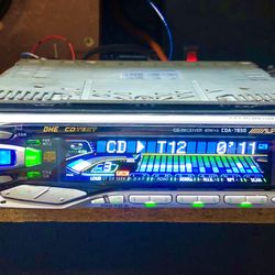 Alpine CDA-7850 Ai-Net Front & Rear RcA Out Puts Tilt Face Car Stereo Head Unit