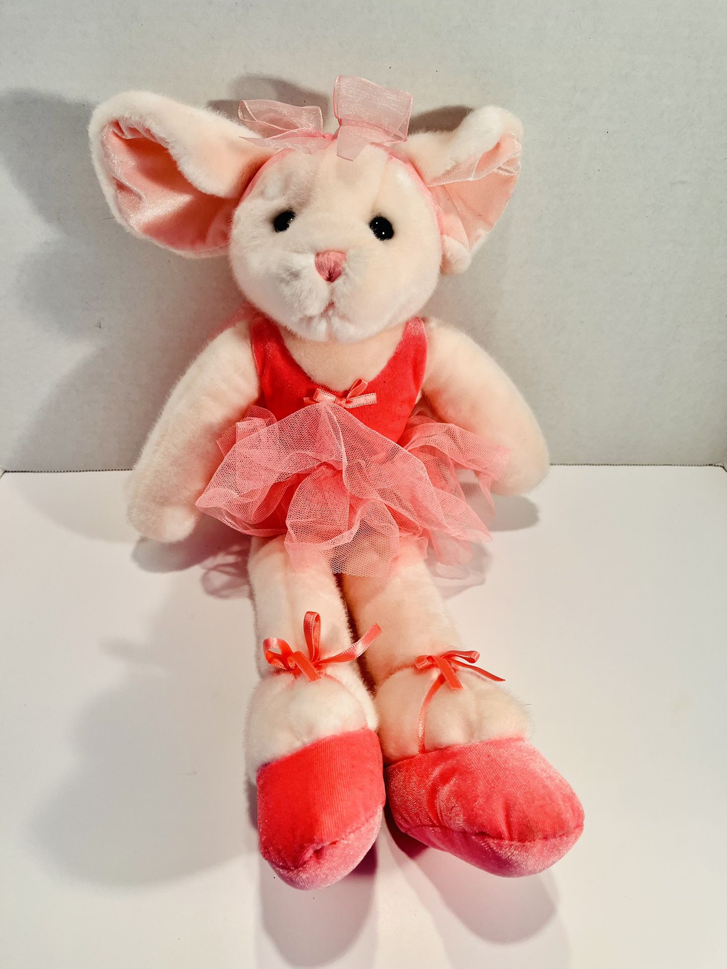 RUSS Berrie Pink Ballerina Mabellina Mouse Stuffed Plush Doll - 18” long