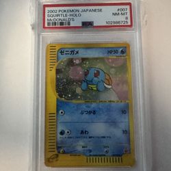 2002 Pokemon Squirtle Psa8