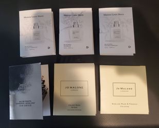 Designer Men’s Cologne Sample Lot 6pc- Maison Louis Marie, Jo Malone London, & Jean Paul Gaultier