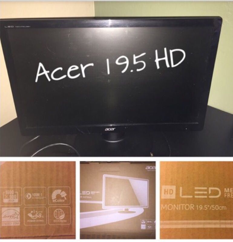 Acer Computer Screen 19"