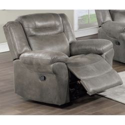 Grey Power Recliner Chair With Built In USB Ports Brand New In Box Firm Price $420 Financing Available 
