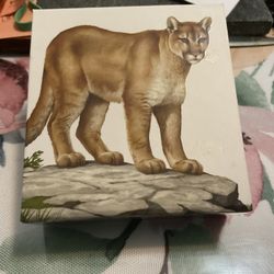 2016 Canada $100 Cougar Matte Finish Silver proof coin