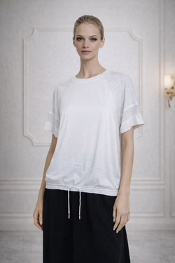 🤍 Nike Athleisure Mesh Panel Cover Tee | Lightweight Sport Top