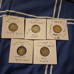 5 silver coins