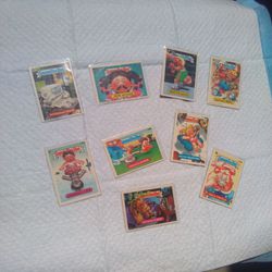 
(9) 1998 Topps Garbage Pail Kids Cards & In Great Condition