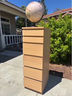 6 Drawer Modern Dresser Chest of Drawers Vanity Furniture Great Condition