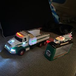 Hess Truck 2017 And 2009 Mini Truck Shuttle Transport 