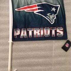 Patriots Car Flag