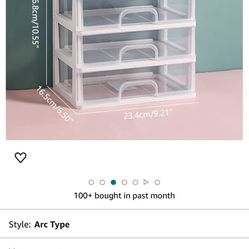 Brand new 3 Drawer Plastic Container Makeup Organizer