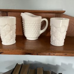Vintage Milk Glass 