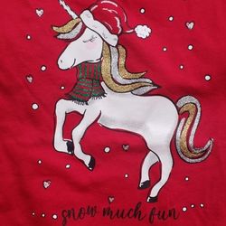 Girls "SNOW MUCH FUN"  xl Top