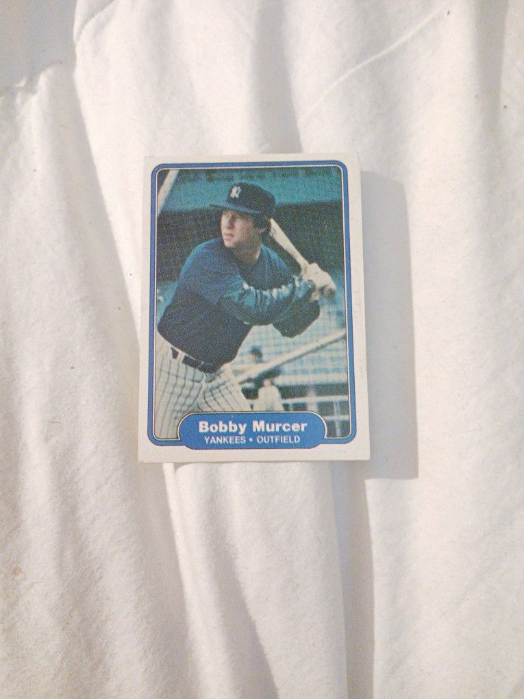 1982 Bobby Murcer Yankees  Baseball Card