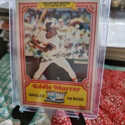Eddie Murray 1981 Topps Drakes Big Hitters Baseball Card 