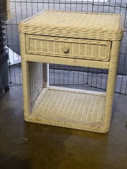 Wicker furniture stand