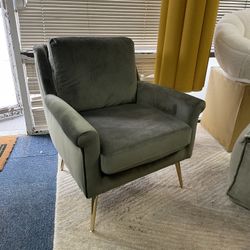 Olive Green Accent Chair