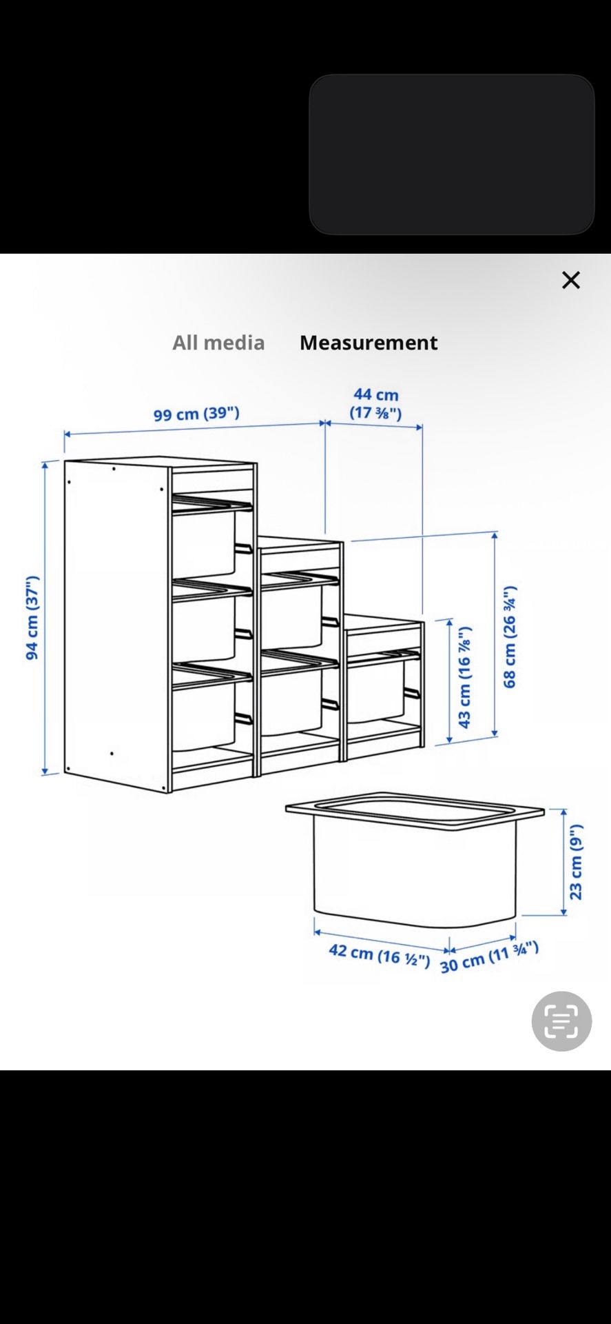 2 IKEA Storage Drawers/dresser
