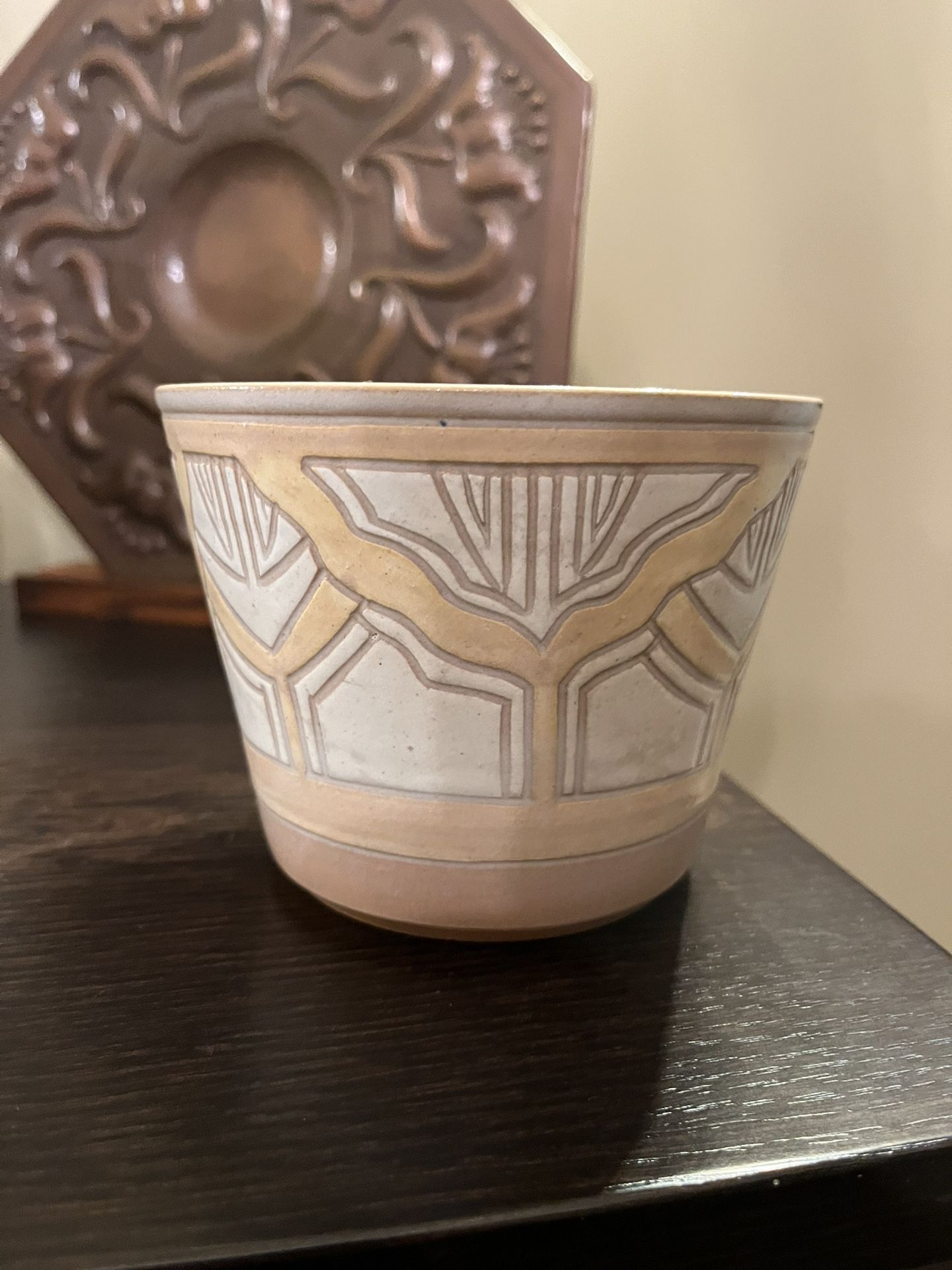 Art Pottery Planter Craftsman Arts & Craft Modern Terracotta