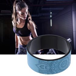 Back Roller Wheel, Yoga Wheel Multipurpose Yoga Back Wheel Roller Blue Stretch Wheel for Home for Yoga for Gym