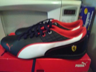 Leather pumas new in box size 11