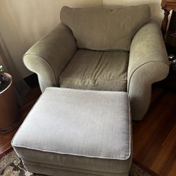 Big Comfy Chair and Ottoman 