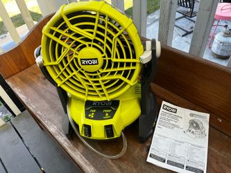 Ryobi Battery Misting Fan