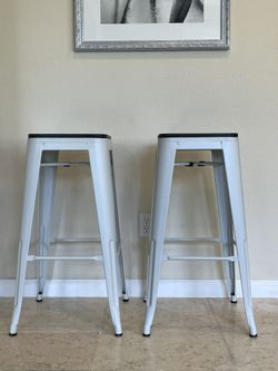 Backless Counter Height Stools - Set Of 2