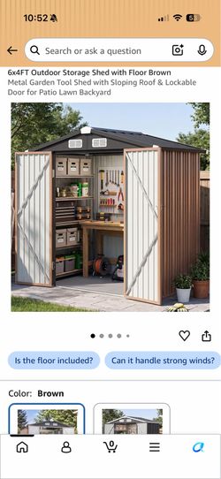 6 x 4 Metal Shed (Brand New)