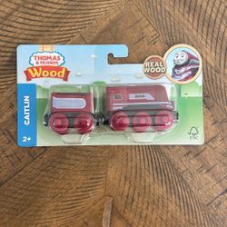 THOMAS & FRIENDS WOODEN RAILWAY ~ CAITLIN ~ RARE ~ HARD TO FIND NEW!