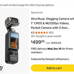 XTRA Muse Vlogging camera