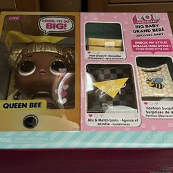 lol Surprise Queen Bee Big Baby Doll 