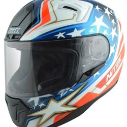 New American Flag Dot Motorcycle Full Face Helmet $100