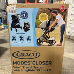 Graco Modes Closer Travel System (Nash Blue)