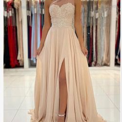 Champagne Bridesmaid Dress
