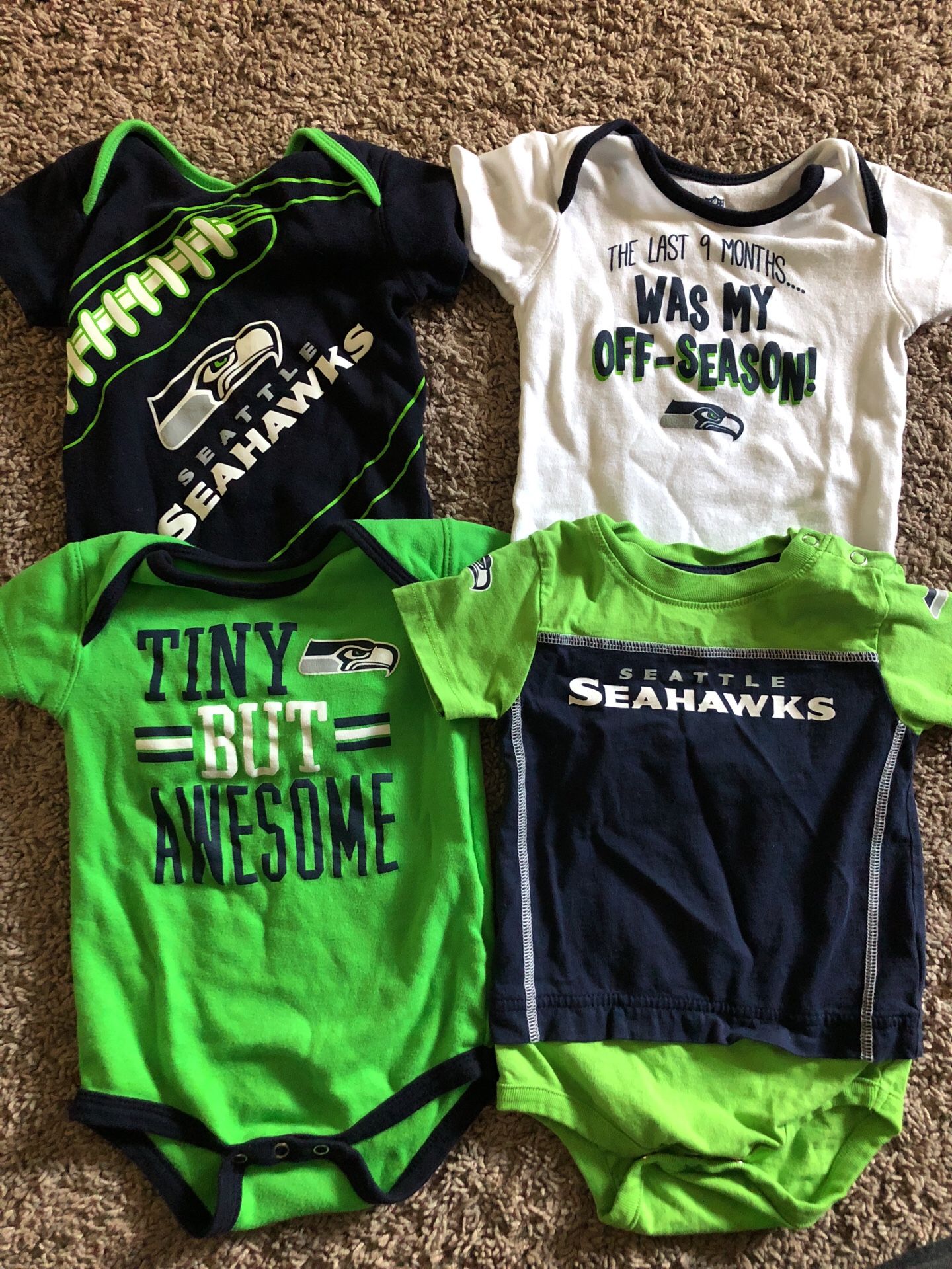 Seahawks onesies bundle