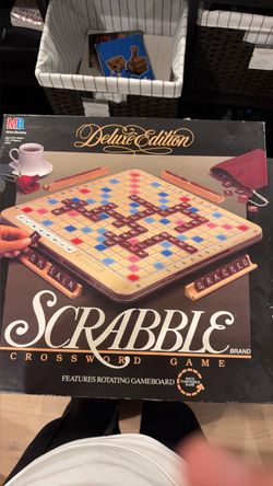 Scrabble Deluxe Edition Board Game