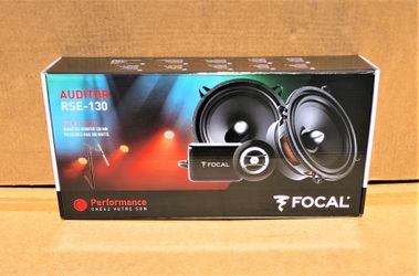 Focal Car Speakers  1 Set 5.25" 2-Way Component Speaker System 100 Watt RSE-130 🚨 No Credit Needed 🚨 Payment Options Available 🚨