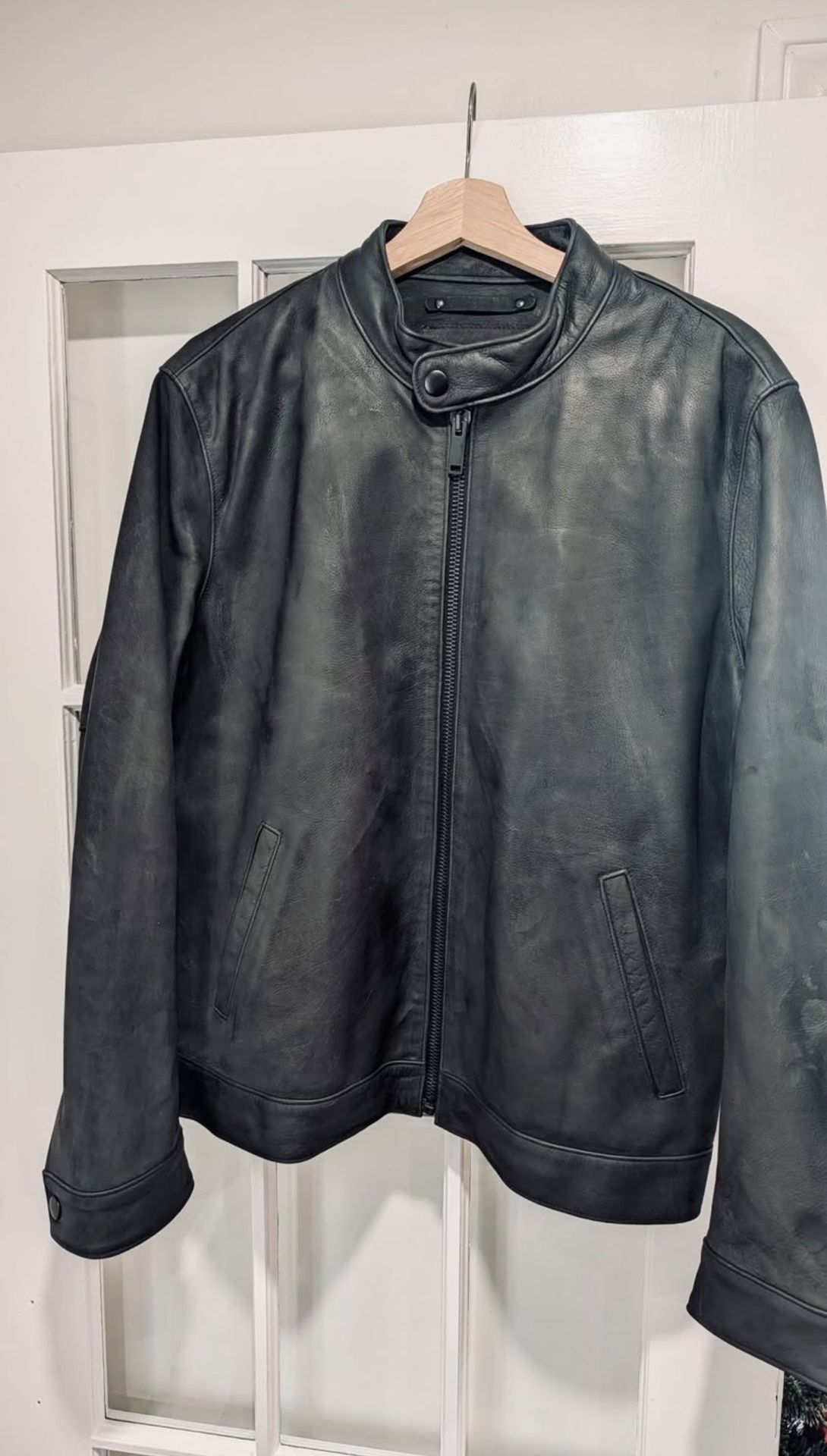 Thursday Boots Co Matte Black Racer Leather Jacket – Almost Brand new – $225 (Retail $349+)