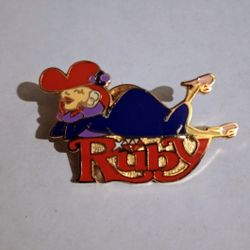 Red Hat Society Ruby Purple Dress Collectible Lapel Pin A-1