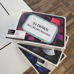 New Apple IPad Air 5th Gen - 90 DAY WARRANTY - $1 DOWN - NO CREDIT NEEDED 