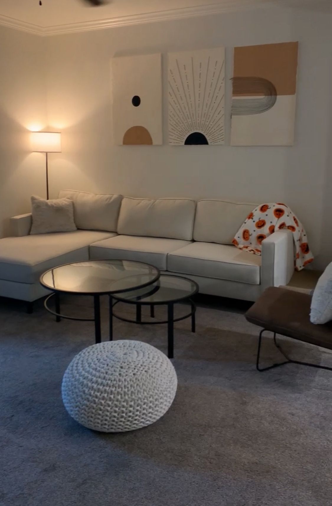 Modern Glass Top Coffee Table 